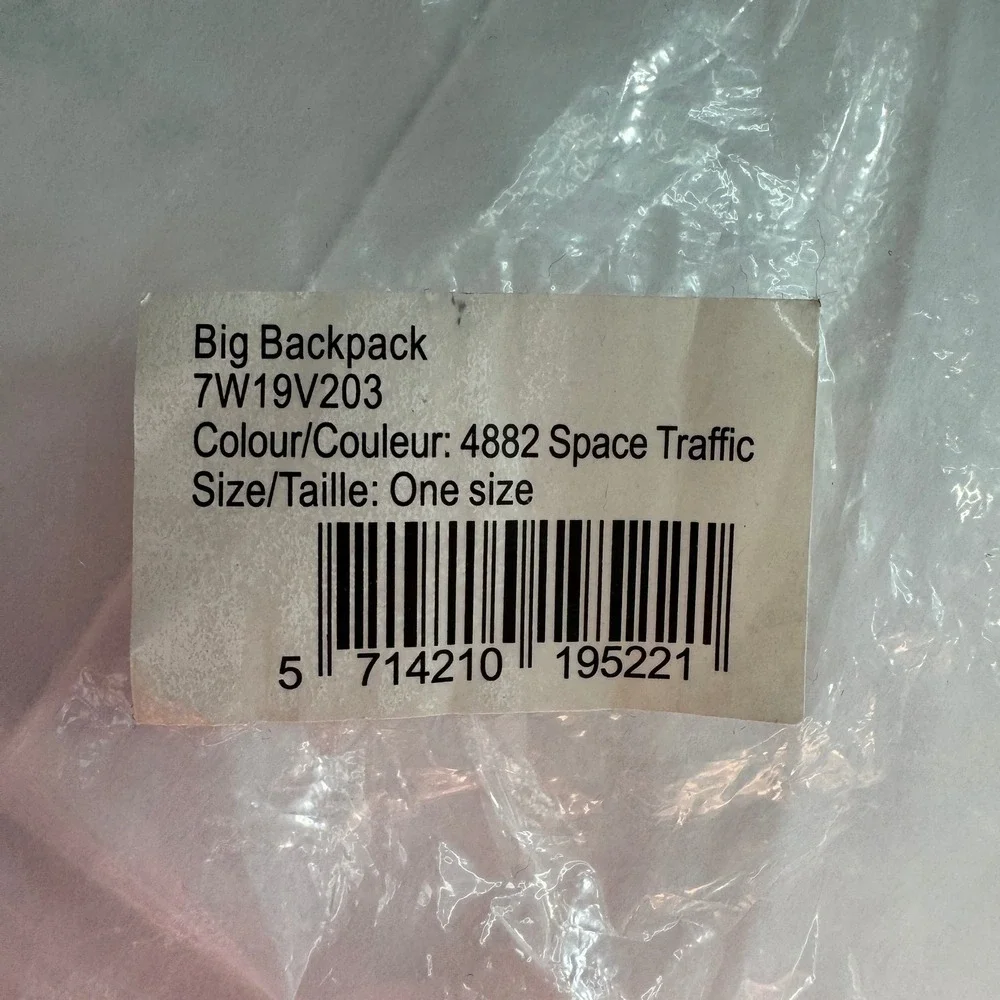 Molo Kids Big Backpack Space Traffic Rocket UFO Print Navy 7W19V203